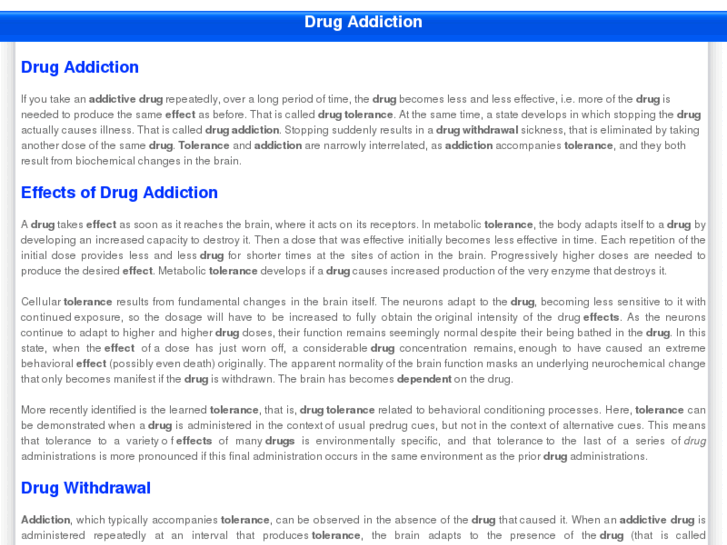 www.drug-dependency.com