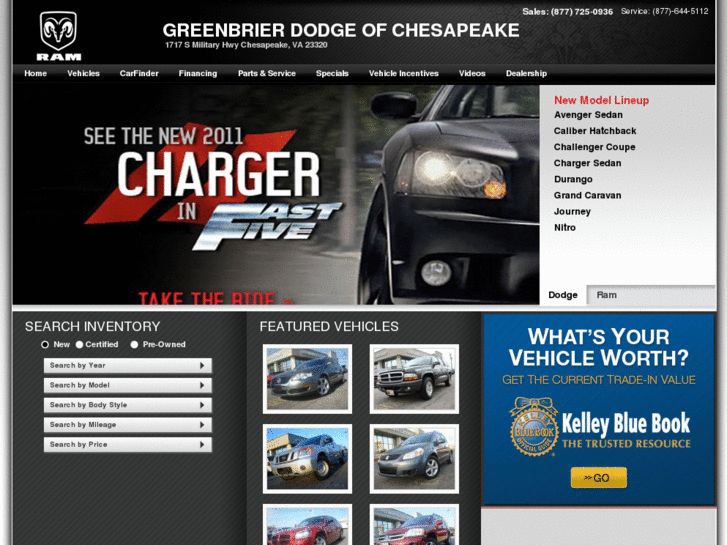 www.greenbrierdodgeofchesapeake.com