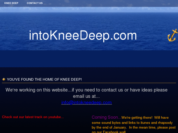 www.intokneedeep.com