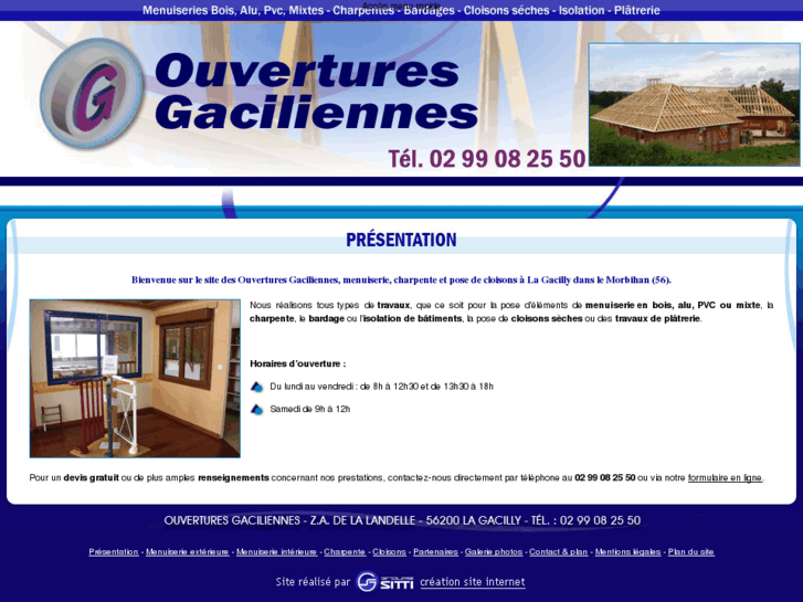 www.menuiseries-gaciliennes.com