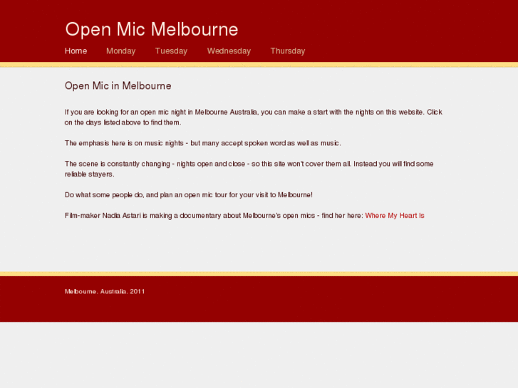 www.openmicmelbourne.com
