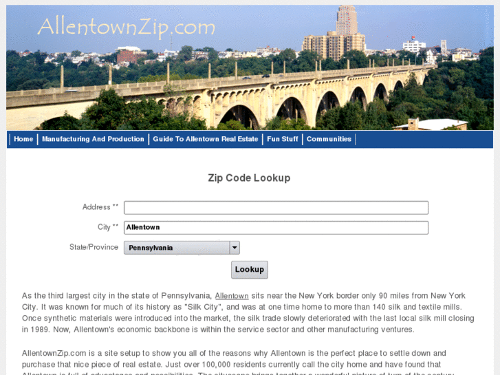 www.allentownzip.com