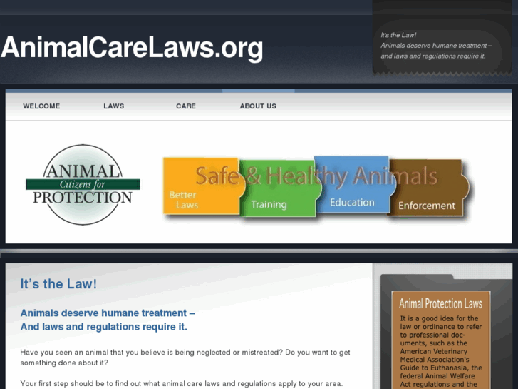 www.animalcarelaws.org