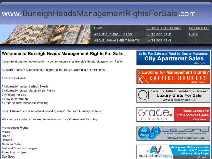 www.burleighheadsmanagementrightsforsale.com