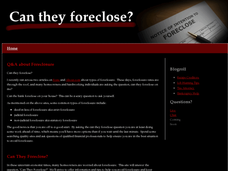 www.cantheyforeclose.com