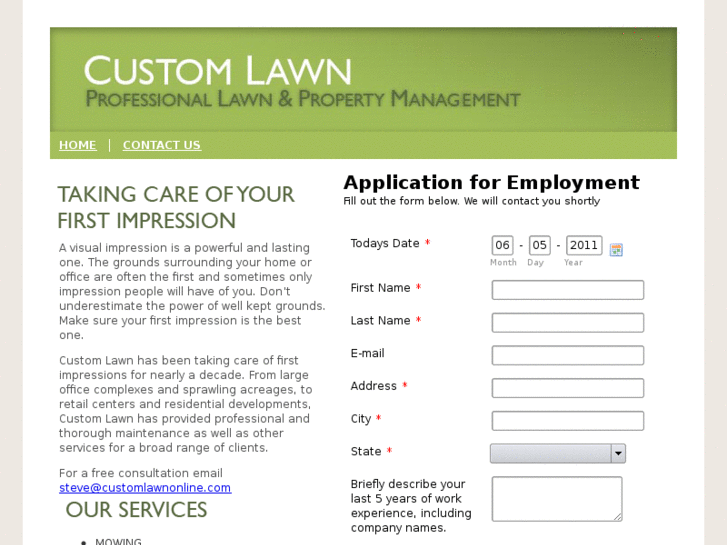 www.customlawnonline.com