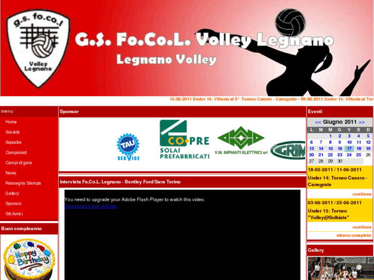 www.legnanovolley.it