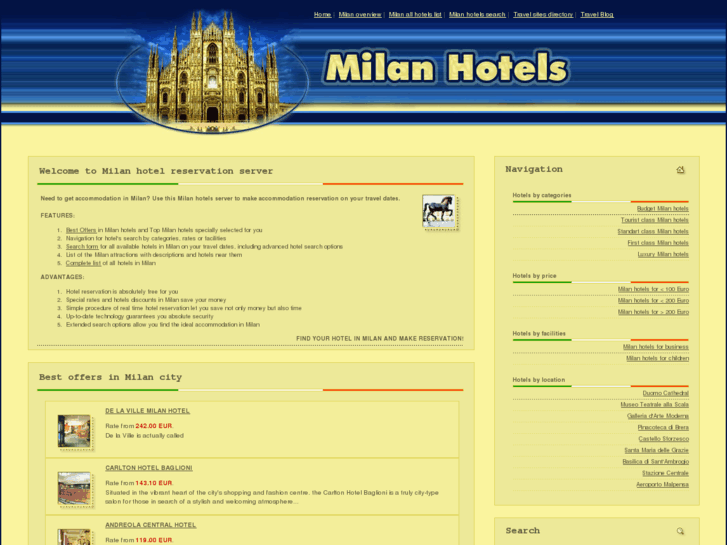 www.milan-hotels.ws