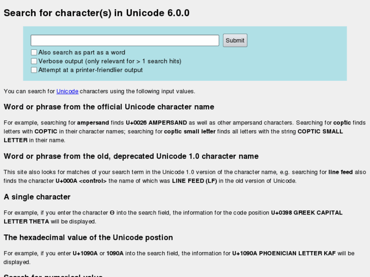 www.unicode-search.net