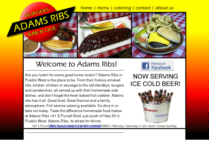 www.adamsribsbbq.com