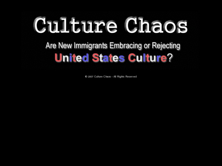 www.culturechaos.com