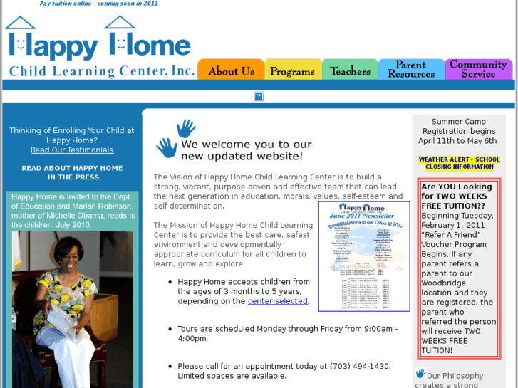 www.happyhomechildlearningcenter.com