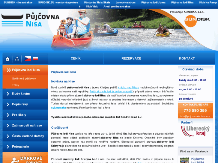 www.pujcovnalodinisa.cz