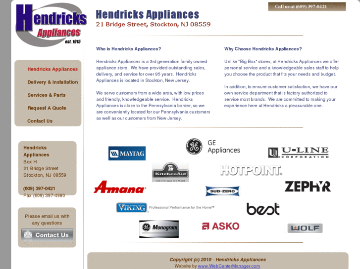 www.hendricksappliancestore.com