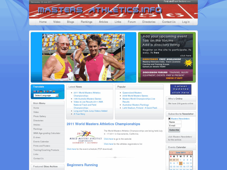 www.mastersathletics.info