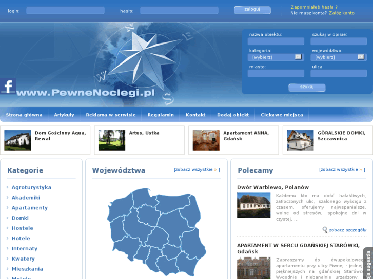 www.pewnenoclegi.pl