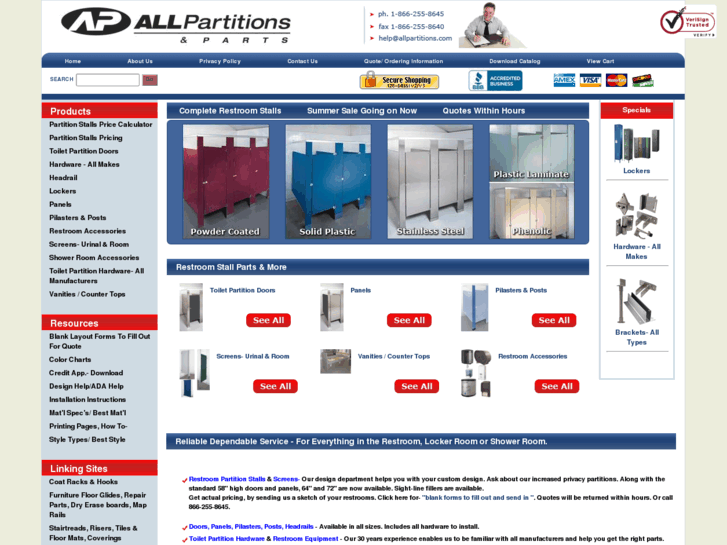 www.toiletpartitionhardware.com