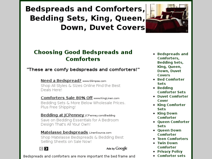 www.bedspreadstocomforters.com