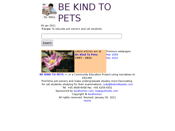 www.bekindtopets.com