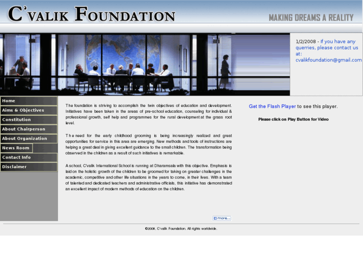 www.cvalikfoundation.org