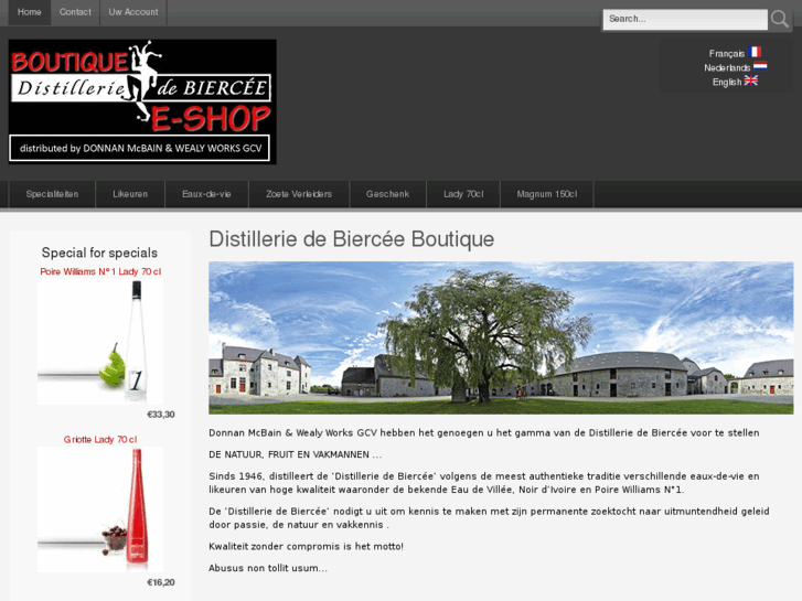 www.distilleriedebiercee-boutique.com