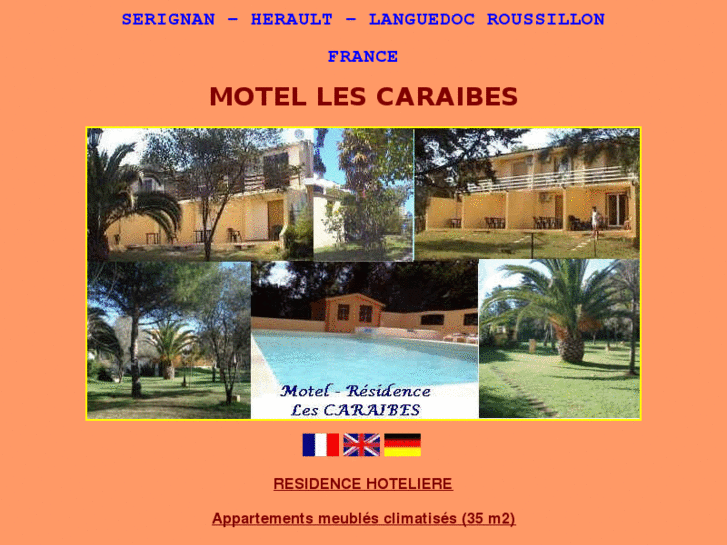 www.motel-caraibes-serignan.com