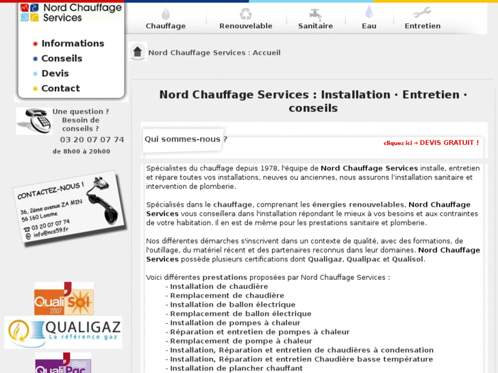 www.nord-chauffage-services.com