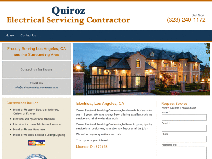 www.quirozelectricalcontractor.com