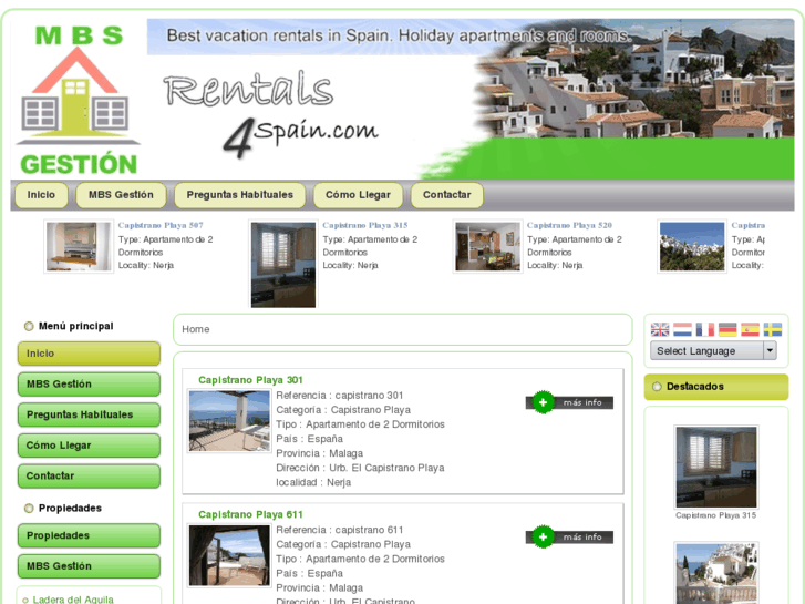 www.rentals4spain.com