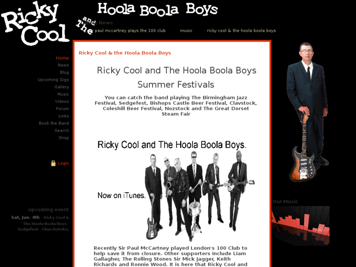 www.rickycoolandthehoolaboolaboys.com