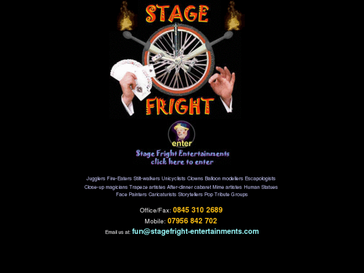 www.stagefright-entertainments.com