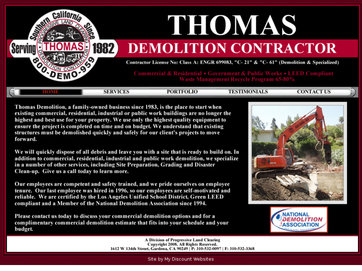 www.thomasdemolition.com