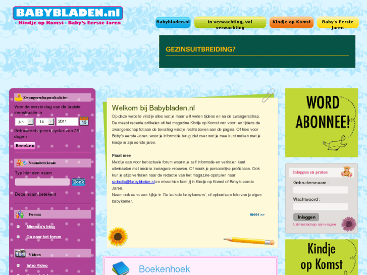 www.babybladen.nl