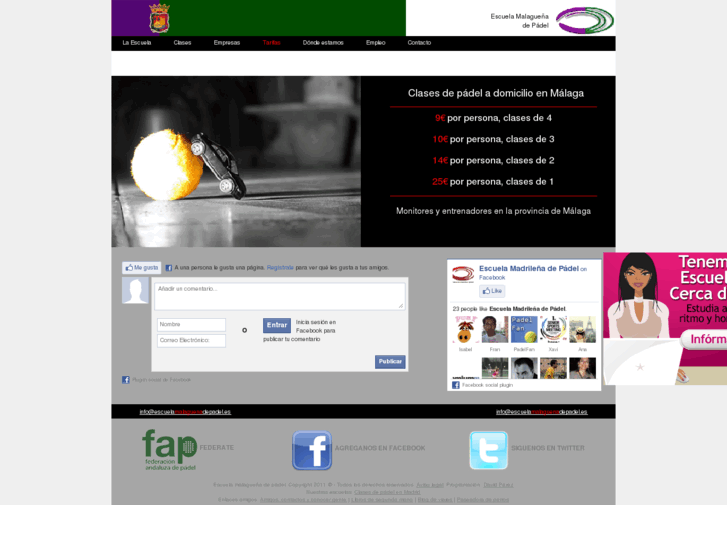 www.escuelamalaguenadepadel.es