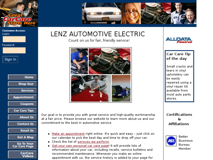 www.lenzautoelectric.com