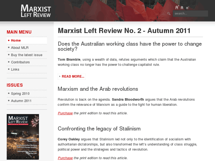 www.marxistleftreview.org