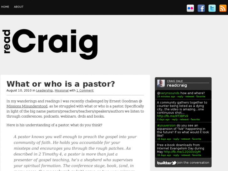 www.readcraig.com