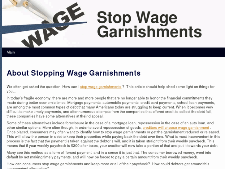 www.stopwagegarnishments.com