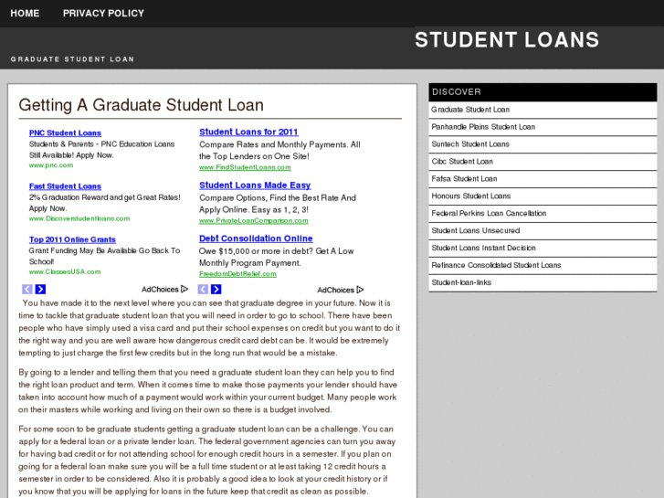 www.studentloaninfozone.com