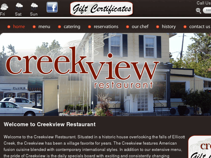 www.creekviewrestaurant.com