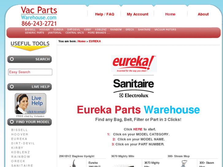 www.eurekapartswarehouse.com