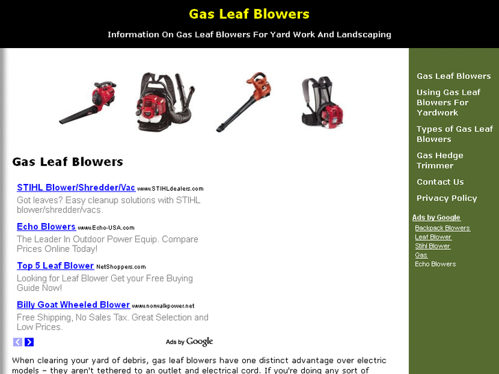 www.gasleafblowers.org