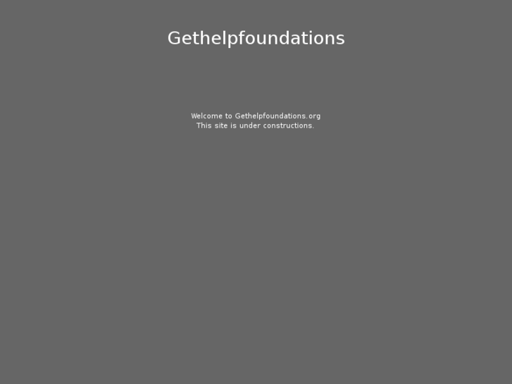 www.gethelpfoundations.org
