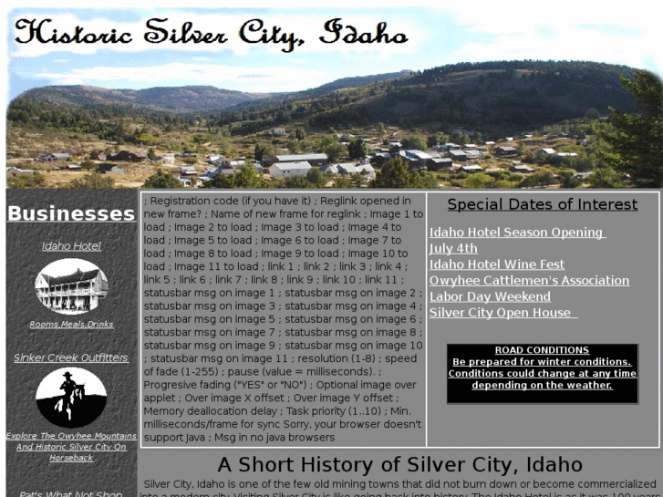 www.historicsilvercityidaho.com