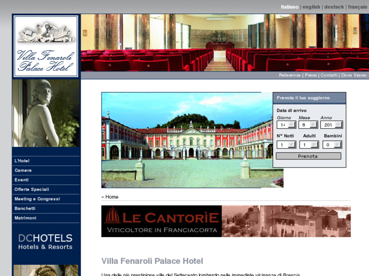 www.hotelvillafenaroli.com