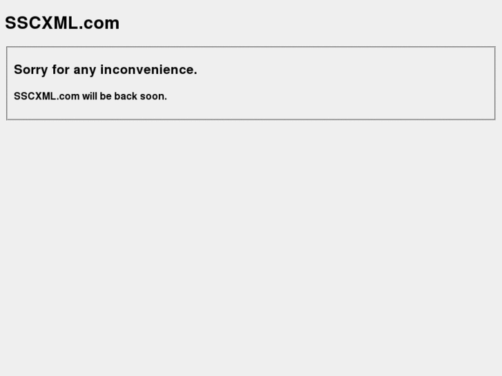 www.sscxml.com
