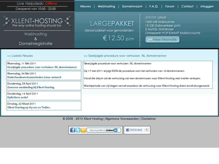 www.xllent-hosting.nl