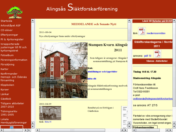 www.alingsasslaktforskarforening.se