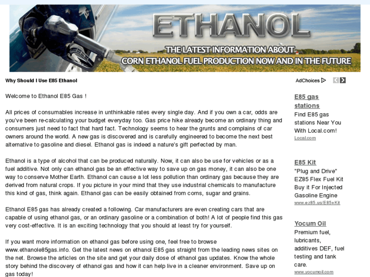 www.ethanole85gas.info