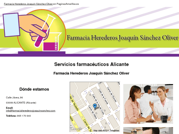 www.farmaciaherederosjoaquinsanchez.com